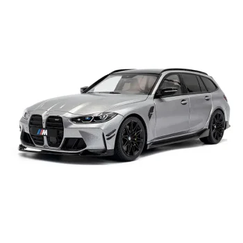BMW M3 G81 Touring 2024 Frozen Grey auto modelis 1:18 Solido