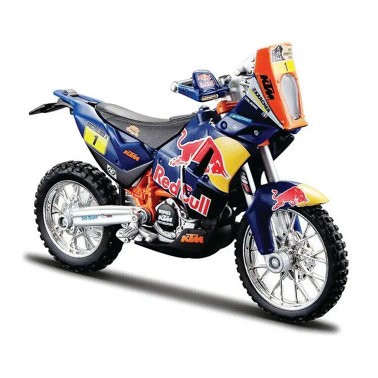 Red Bull KTM 450 Rally Dakar motocikla modelis 1/18 Bburago 51071