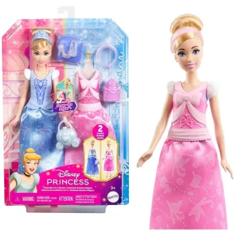 Disney Princess 2-In-1 lelle Pelnrušķīte Cinderella Mattel JCR95