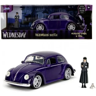 Wednesday VW Beetle auto modelis 1:24 Jada