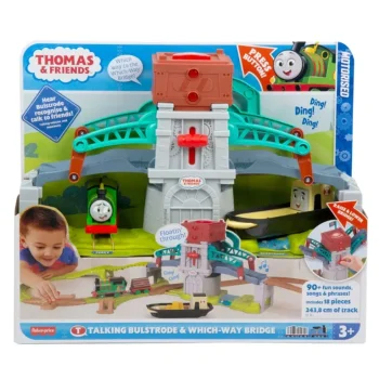 Thomas and Friends rotaļu dzelzceļš Bulstrode And Talking Which-Way Bridge HYP43 ķinas val.