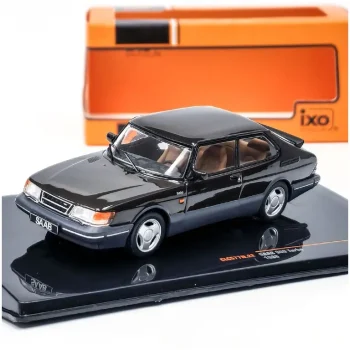 Saab 900 Turbo Black 1988 auto modelis 1:43 IXO
