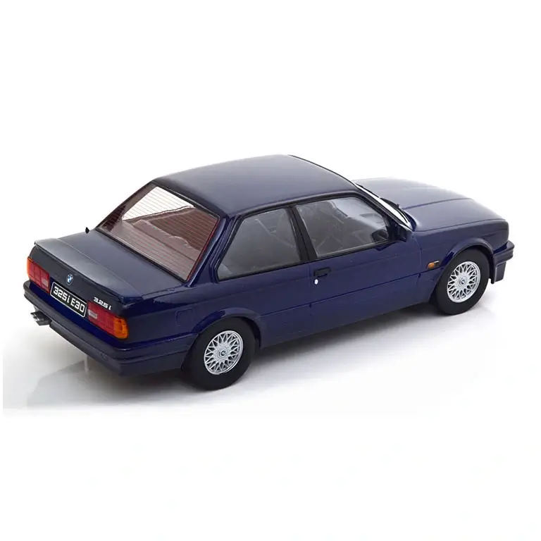 BMW 325i E30 M-Pack 2 Dark Blue Metallic 1988 auto modelis 1:18 KK Scale
