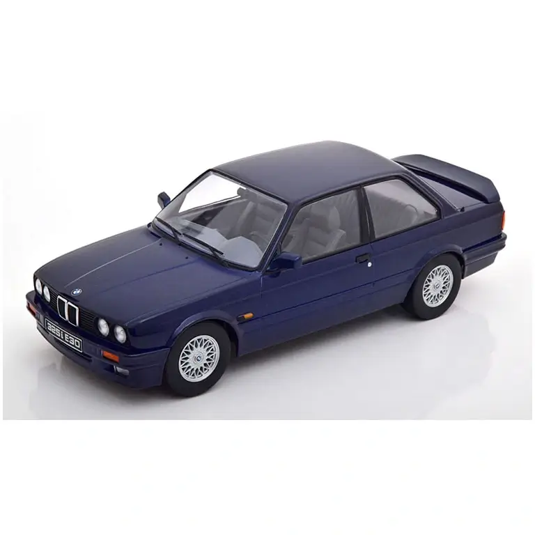 BMW 325i E30 M-Pack 2 Dark Blue Metallic 1988 auto modelis 1:18 KK Scale