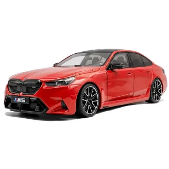 BMW M5 G90 2025 Fire Red auto modelis 1:18 Solido