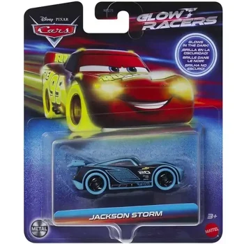 Disney Pixar Cars Glow Racers Die Cast automašīnas modelis Jackson Storm Mattel HPG76 HPG82