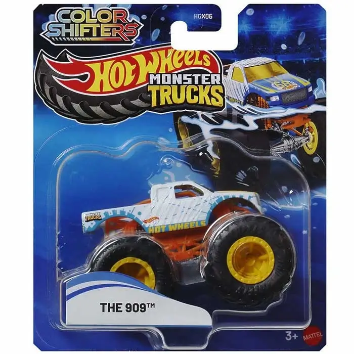 Hot Wheels Monster Trucks modelis The 909 Color Shifters 1:64 Mattel GDV86