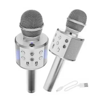 Bērnu mikrofons karaoke Silver Bluetooth WS-858