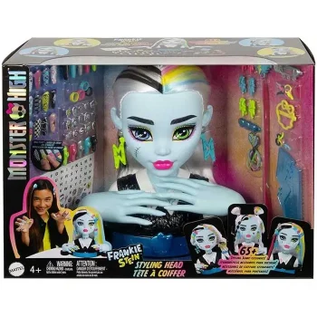 Monster High Frankie Stein lelles galva frizūru veidošanai HRP71