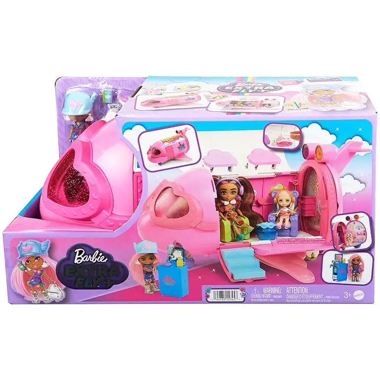 Bārbijas lidmašīna Barbie Extra Fly Jet Playset HPF72 EAN 194735157457