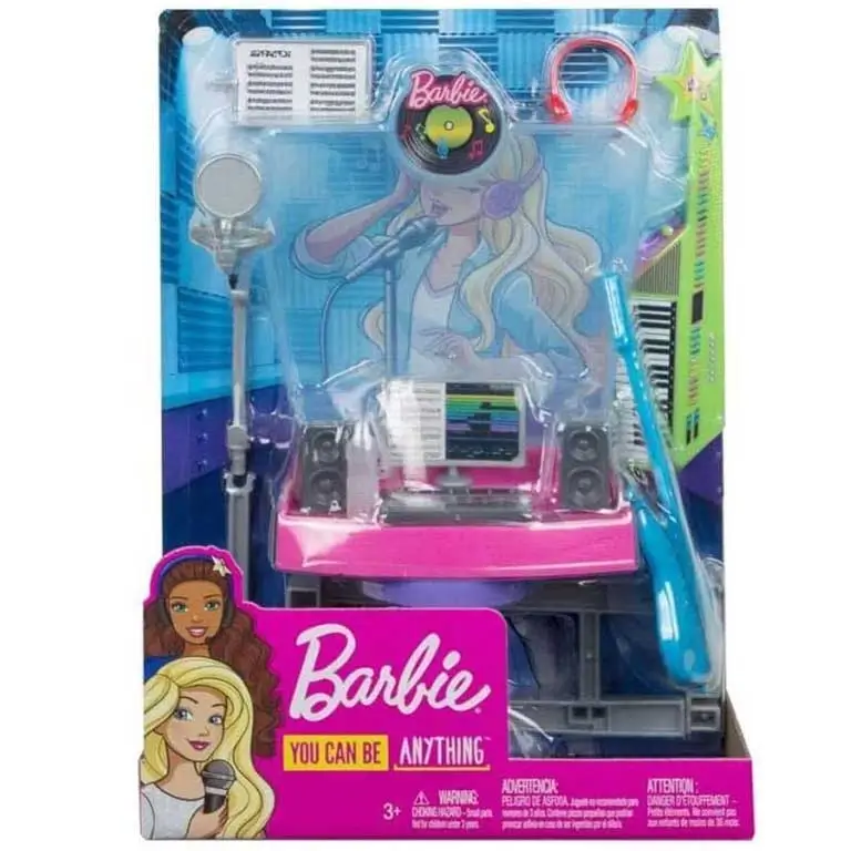 Mattel Barbie skaņu ierakstu studijas komplekts GJL67 oriģinālajā iepakojumā