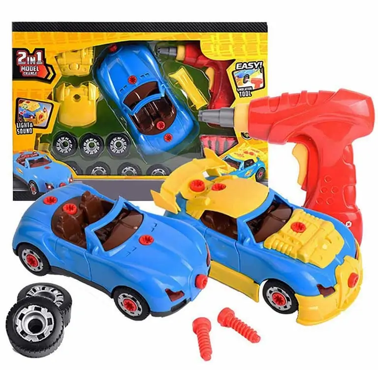 Take Apart 2in1 Car Modification saskrūvējamais auto komplekts oriģinālajā kastē