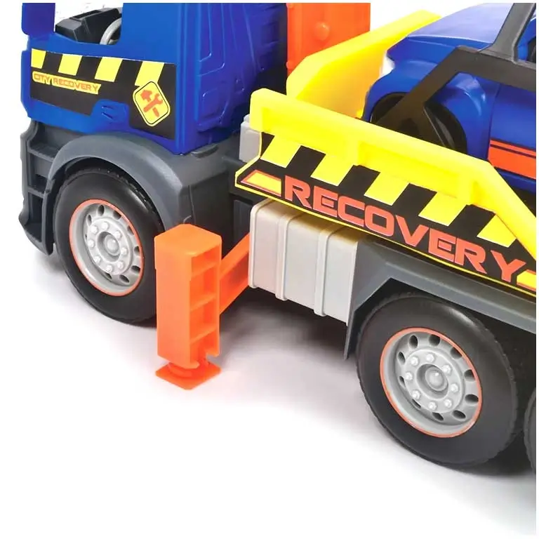 Mercedes rotaļu komplekts evakuators un mašīna Action Truck Recovery