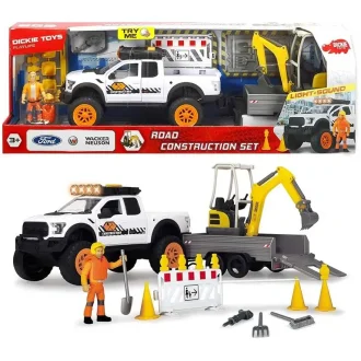 Ceļu brigādes rotaļu komplekts Ford Road Construction Dickie Toys 203838004