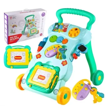 Bērnu stumjamā rotaļlieta Music Walker Huanger Keys Mint