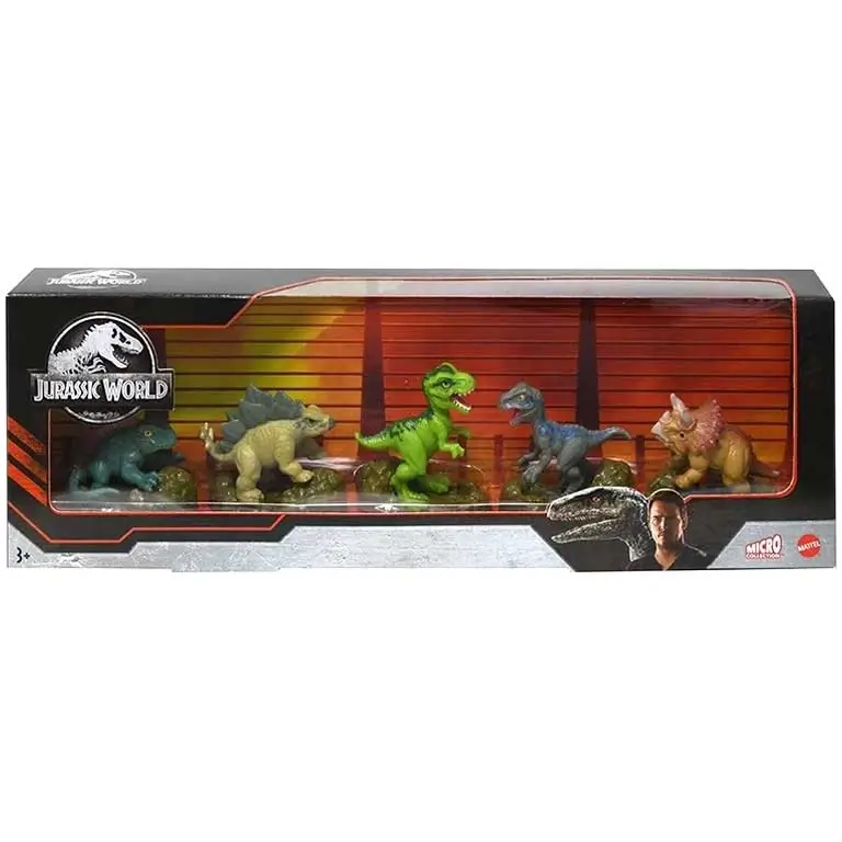 JURASSIC WORLD “Micro Collection” mini dinozauru figūriņas Mattel GXW45