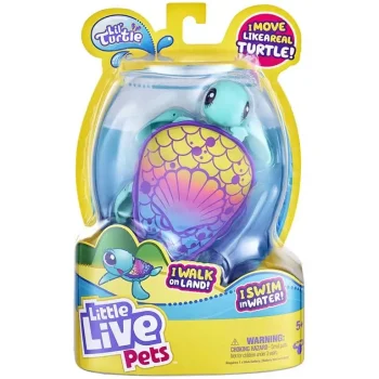 Moose Toys Lil Turtle 26348 interaktīvās rotaļlietas izskats kastes iepakojumā