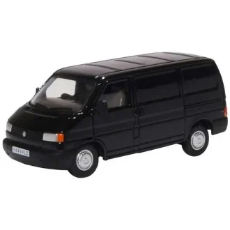 Melnas krāsas Volkswagen T4 mikroautobusa kolekcijas modelis mērogā 1 pret 76