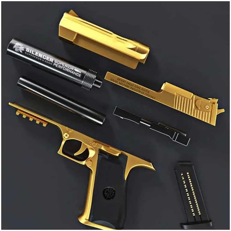 Rotaļu pistole Desert Eagle Gold
