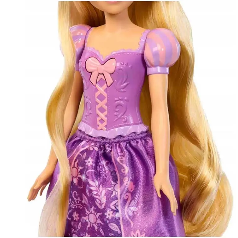 Dziedošā lelle Salatlapiņa Disney Princess Singing Rapunzel violetā kleitā