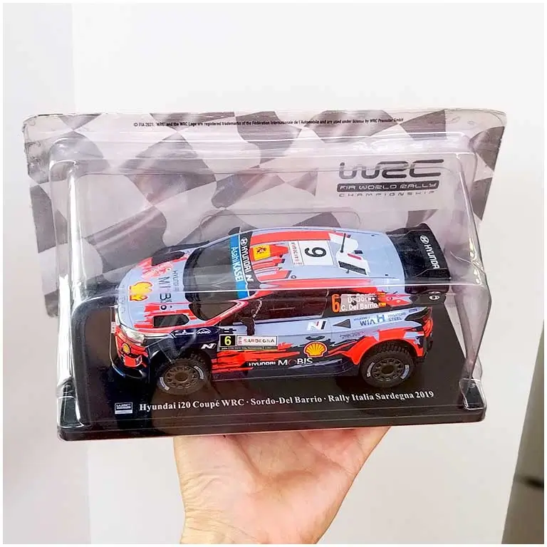 Hyundai i20 WRC Sordo-Del Barrio 2019 Italia auto modelis 1:24 Hachette
