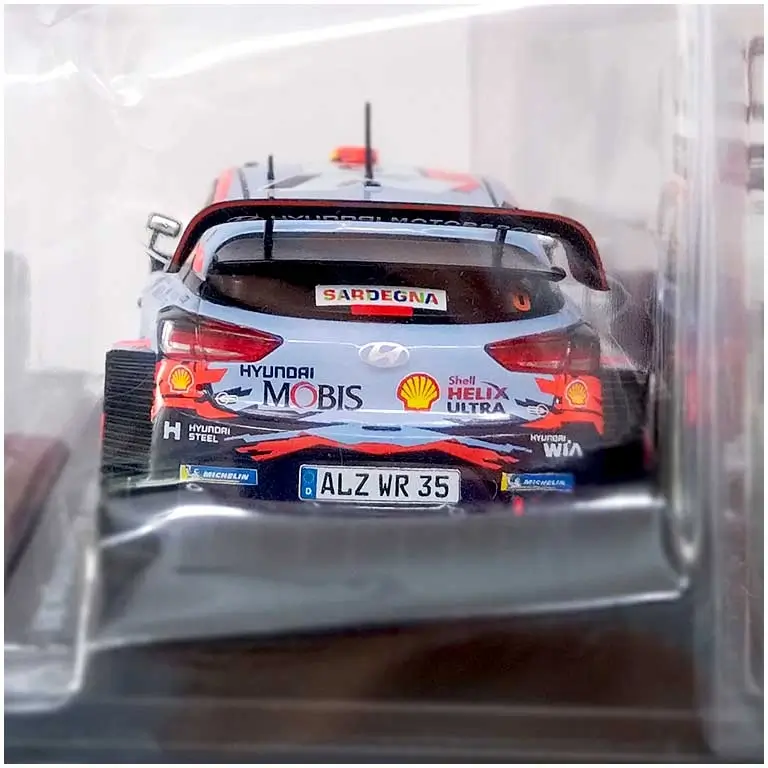 Hyundai i20 WRC Sordo-Del Barrio 2019 Italia auto modelis 1:24 Hachette