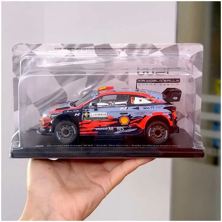 Hyundai i20 WRC Sordo-Del Barrio 2019 Italia auto modelis 1:24 Hachette