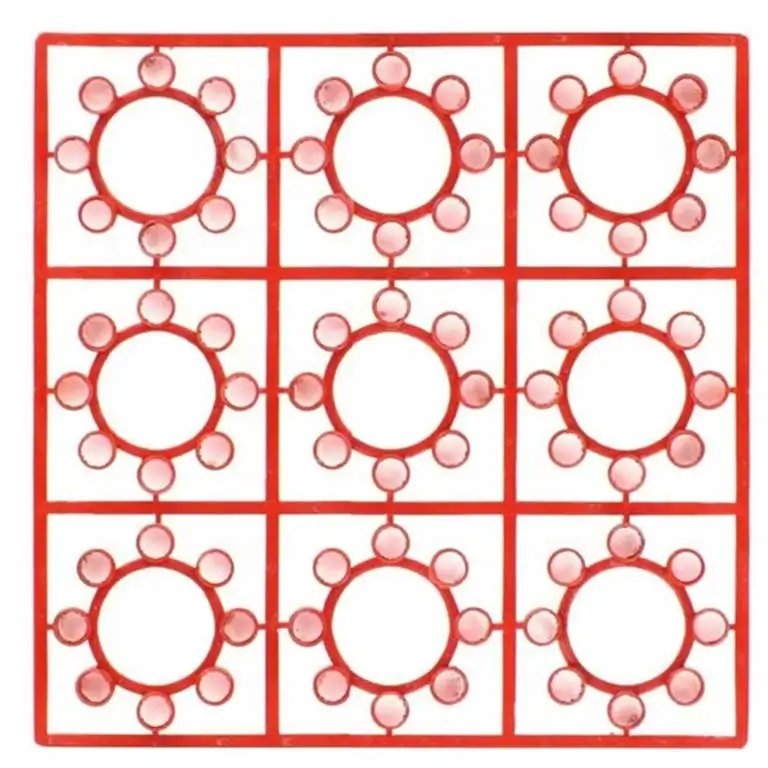 Pistoni 10 pakas (720 Shots) Plastic Ring Cap