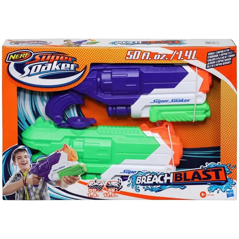 Ūdens pistoles Super Soaker Breach Blast 1.4L Nerf B7200