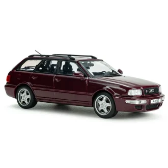 Audi RS2 B4 Avant 1995 Ruby Red auto modelis 1:43 Solido