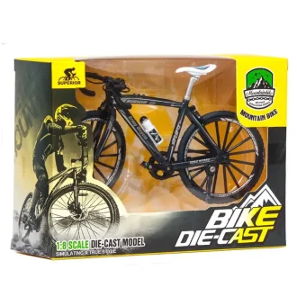 Sporta velosipēda metāla modelis 1/8 DIE-CAST Black Sport Bike Model
