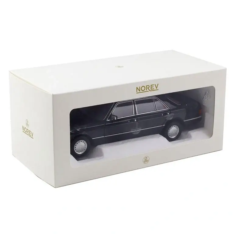Mercedes-Benz 560 SEL W126 1991 Black auto modelis 1:18 Norev