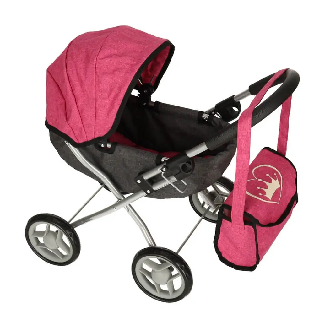 Leļļu rati Classic Baby Stroller