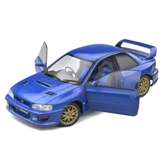 Subaru Impreza 22B Sonic Blue 1998 auto modelis 1:18 Solido
