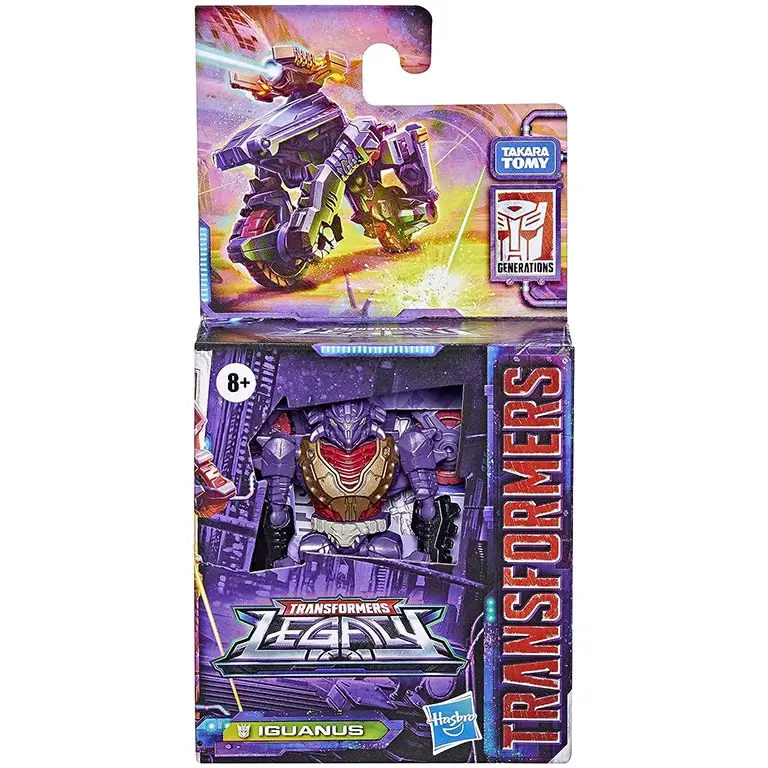 Transformers Generations Legacy Core Iguanus robots oriģinālajā Hasbro iepakojumā F3014 F2988