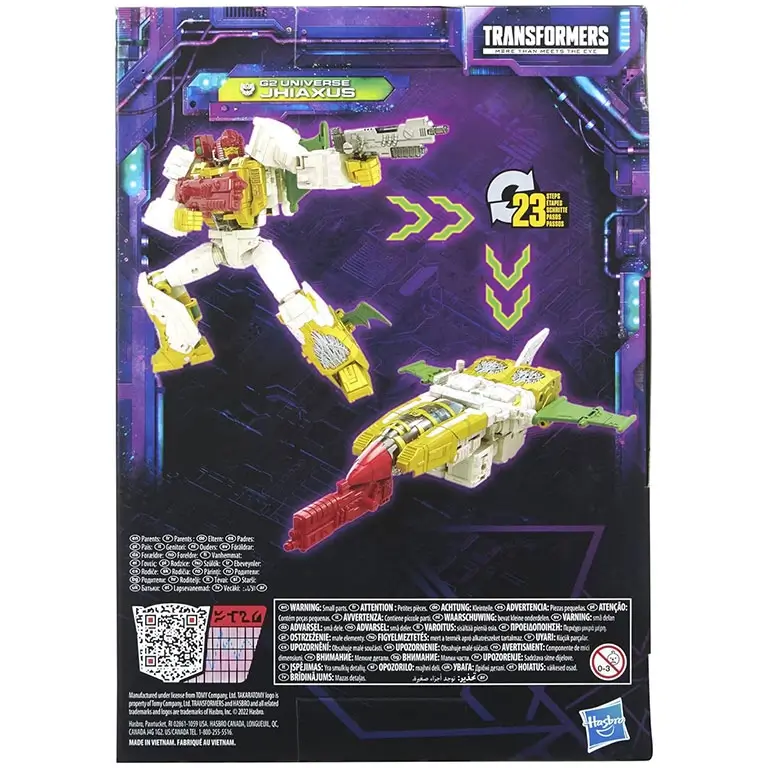 Transformers Legacy Voyager Jhiaxus darbības figūriņa robota stāvoklī, augstums 17.78 cm