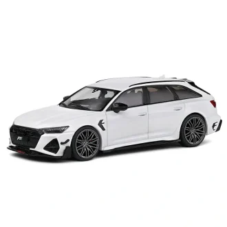 Audi RS6 ABT R C8 White 2021 auto modelis 1:43 Solido