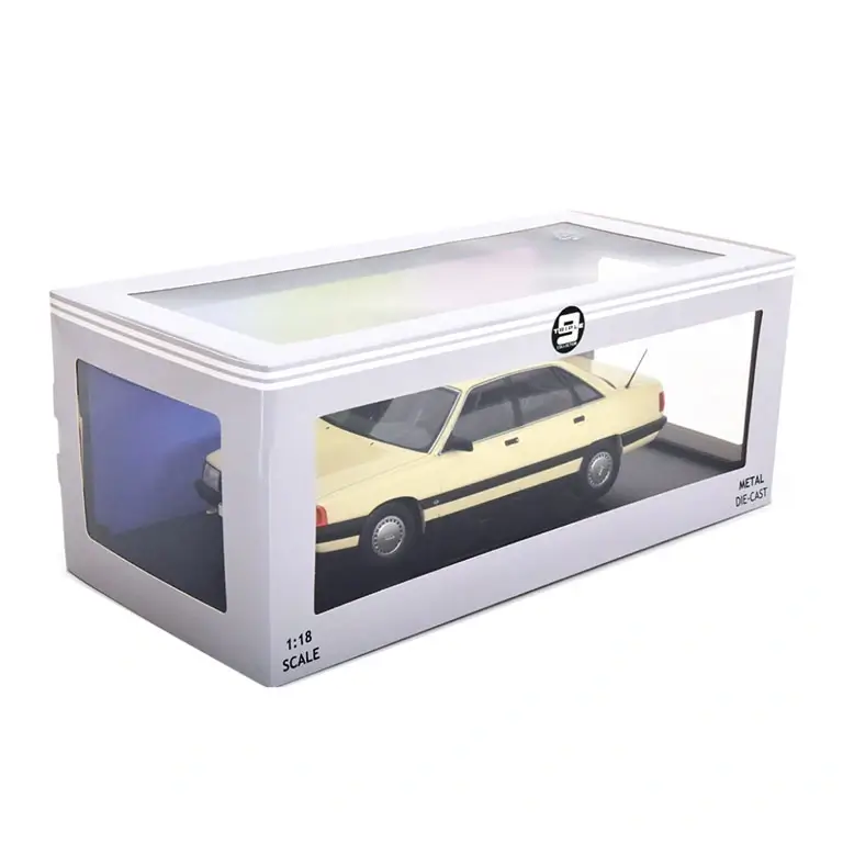Audi 100 C3 Taxi Yellow auto modelis 1:18 Triple9