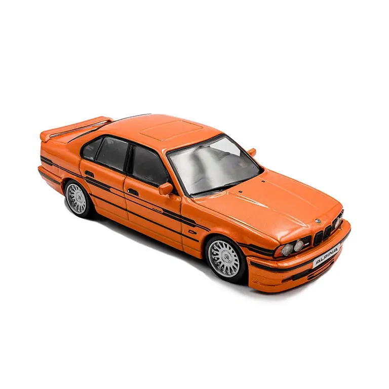 BMW ALPINA B10 E34 BiTurbo 1994 Orange auto modelis 1:43 Solido