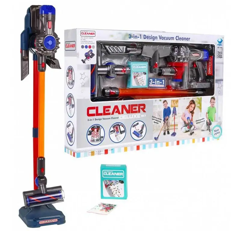 Bērnu rotaļu putekļu sūcējs Deluxe Set Like Dyson