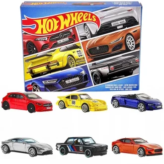 Hot Wheels auto modeļi European Car HLK51 6-Pack