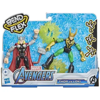 Marvel Avengers Bend and Flex Thor vs Loki figūriņas F0245