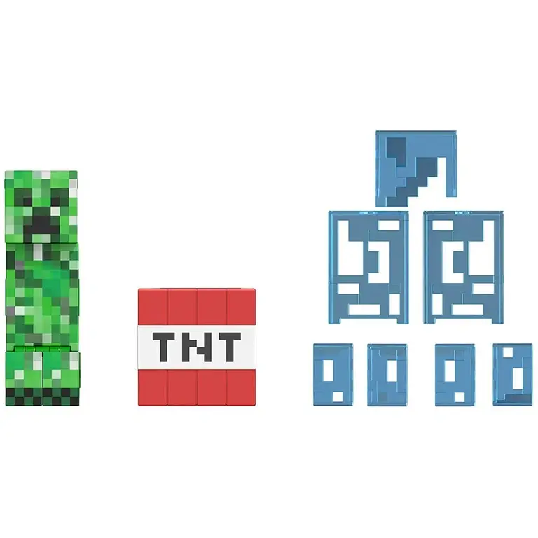 Minecraft Diamond Level Action Figure Creeper HLN39 HLL31