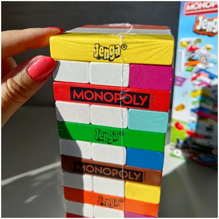 Galda spēle Mashups Monopoly Jenga E8831 Hasbro