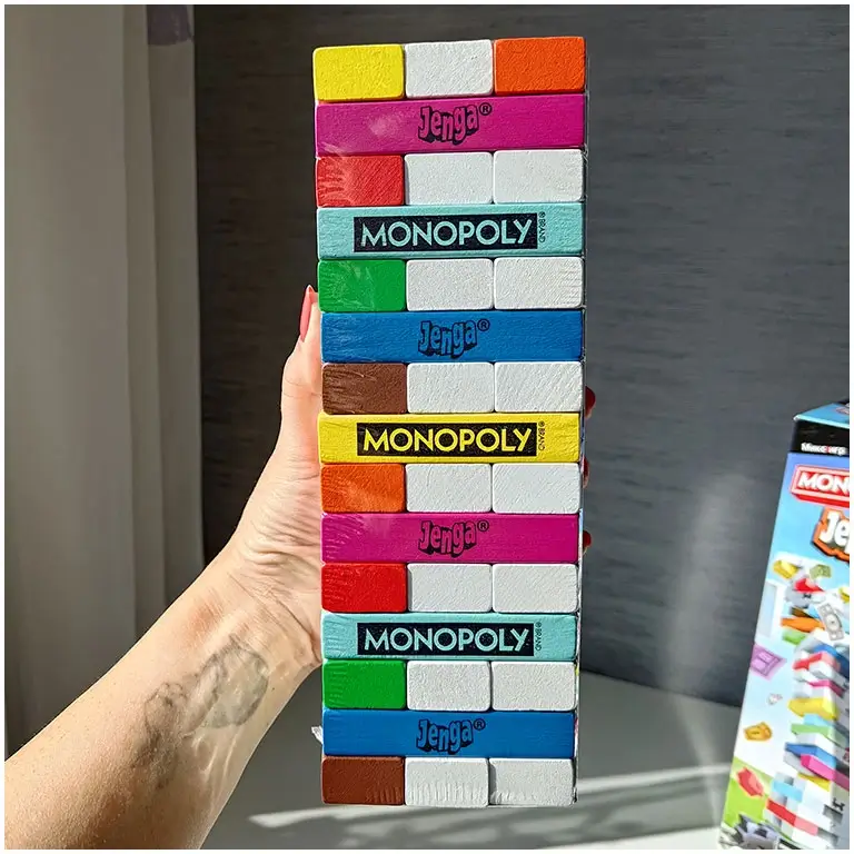 Galda spēle Mashups Monopoly Jenga E8831 Hasbro
