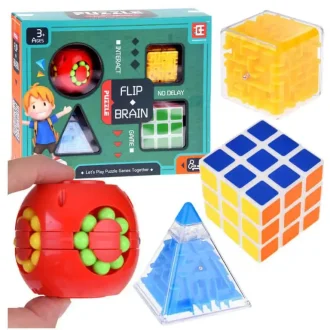 Bērnu loģikas spēles Flip Brain Puzzle 4type