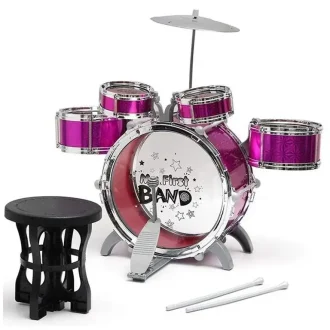 Bērnu bungas Jazz Drum Pink