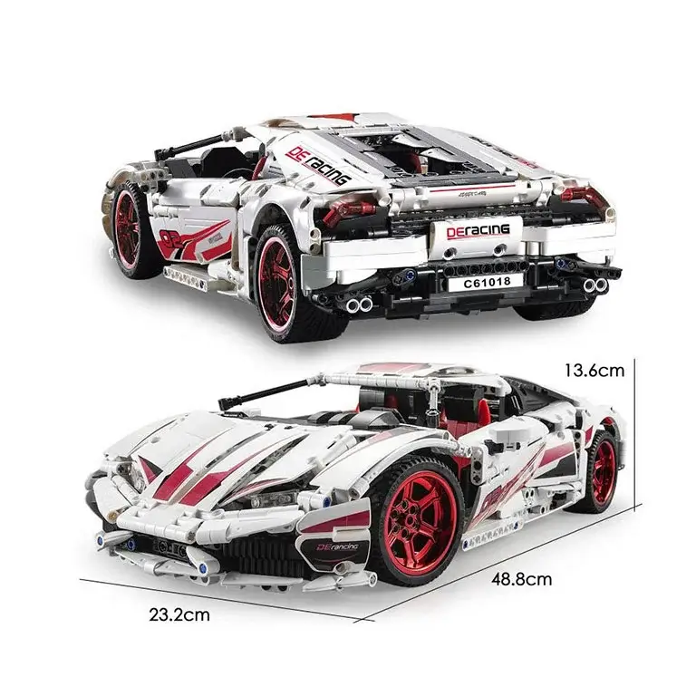 CaDA C61018W 610 Super Car konstruktors Super mašīna
