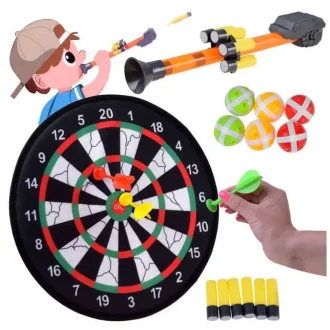 Bērnu spēle darts ar lipekļiem 3 in 1
