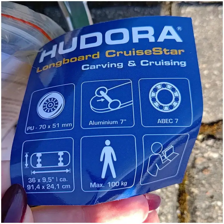 Hudora Longboard dēlis CruiseStar 12813 skrituļdēlis